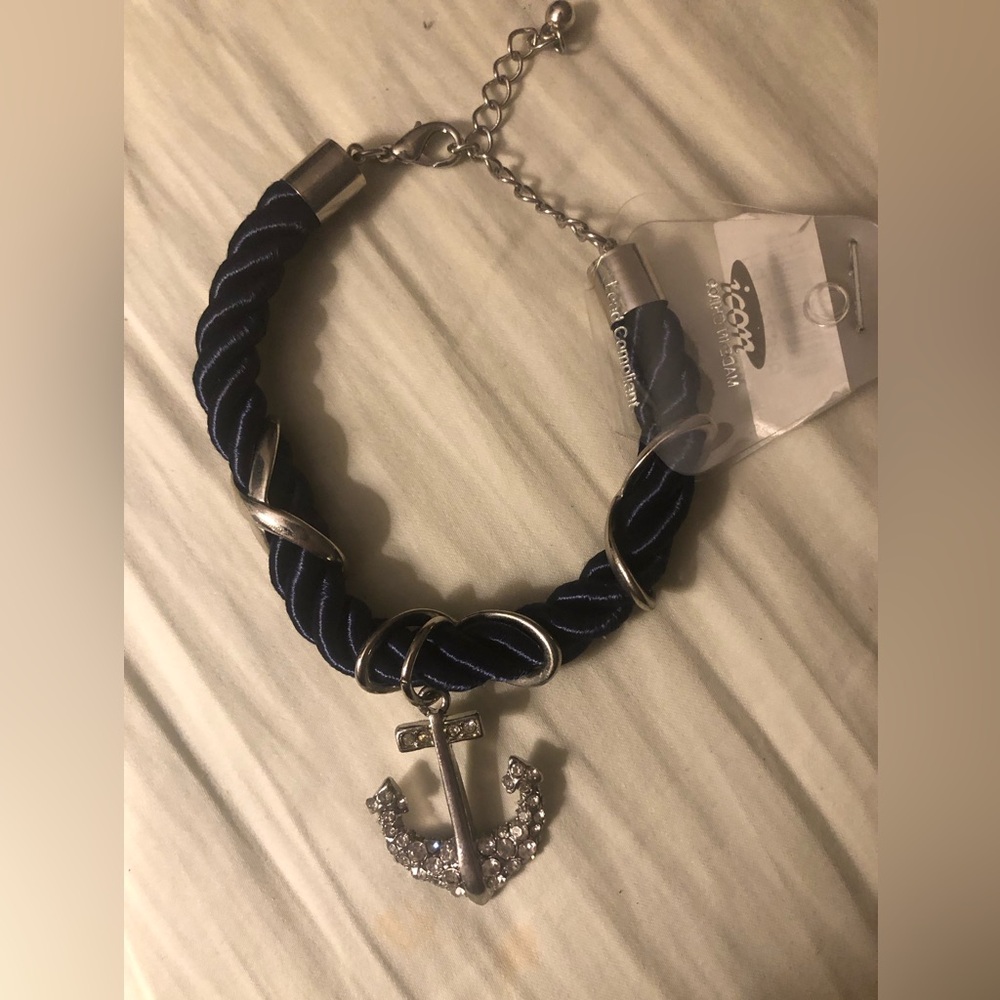 Nautical Anchor Charm Bracelet